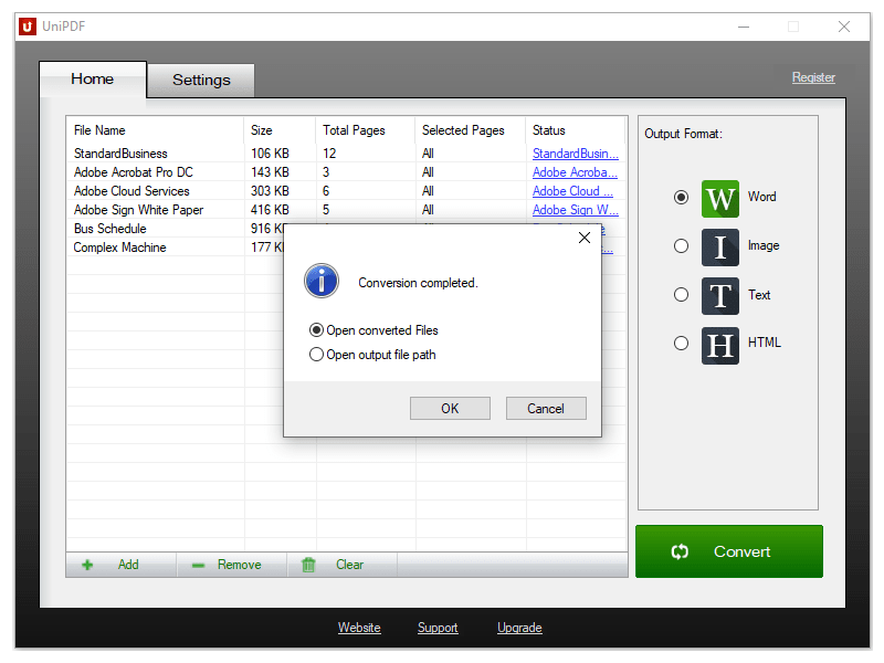 download gratuito del convertitore da word a documento in Microsoft Windows 7